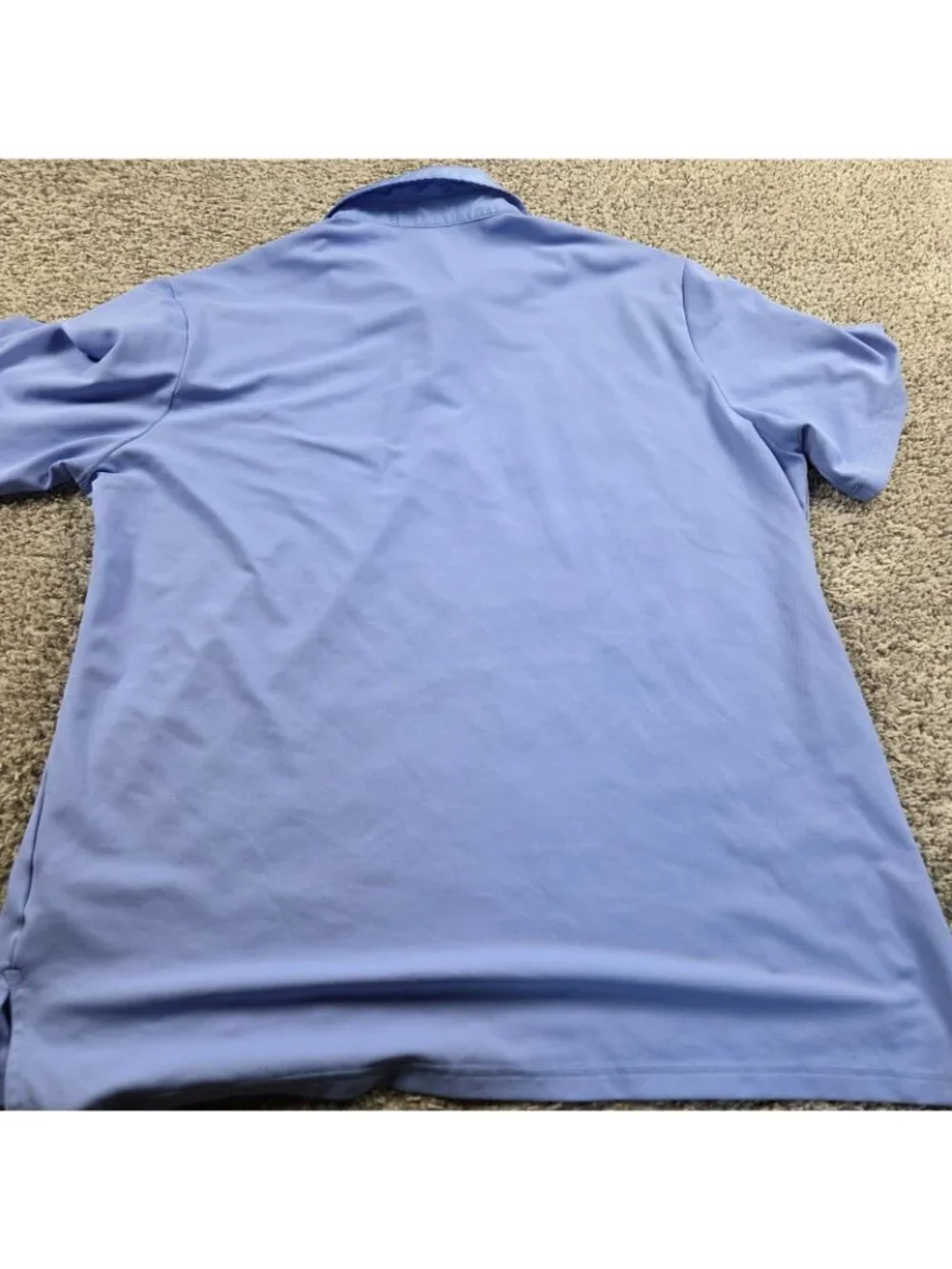 RLX Ralph Lauren Golf Polo Shirt Mens Large Blue Short Sleeve Wicking Pocket
